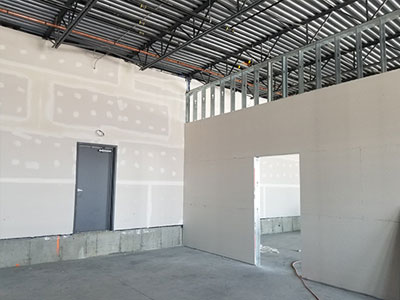 Clinic project by Wolfe Construction in Edmonton