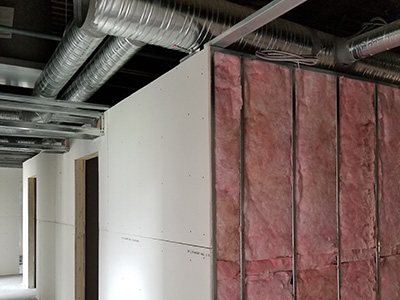 Office project by Wolfe Construction in Edmonton
